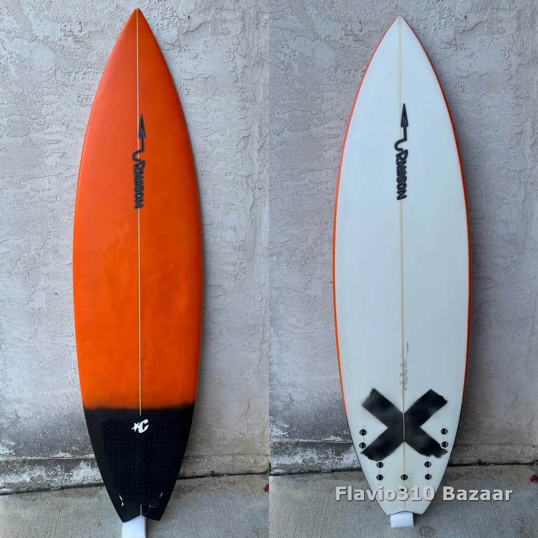 RAWSON SURFBOARDS Ego Booster Pro 27.6L 5'10 X 18 7/8 X 2 3/ (1 of 12)