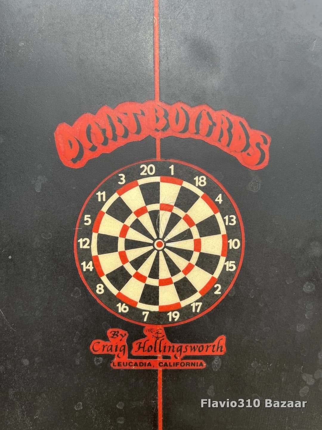 70s DART BOARDS Craig Hollingsworth 5'10 Single Fin Painted (5 of 12)