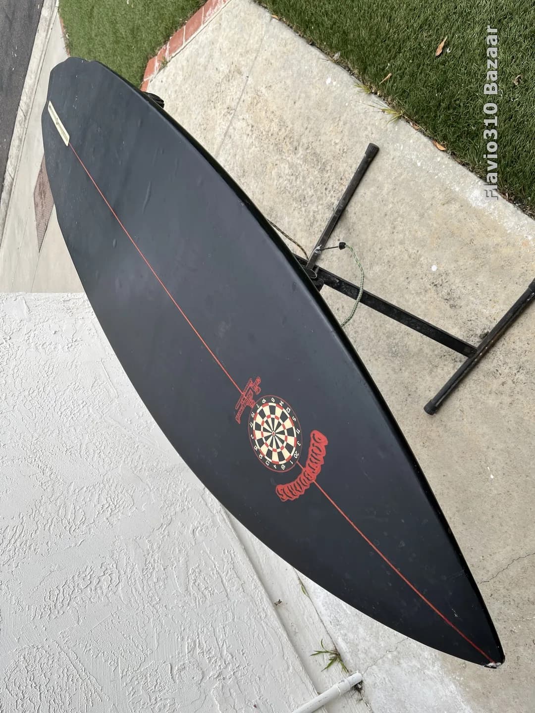 70s DART BOARDS Craig Hollingsworth 5'10 Single Fin Painted (11 of 12)