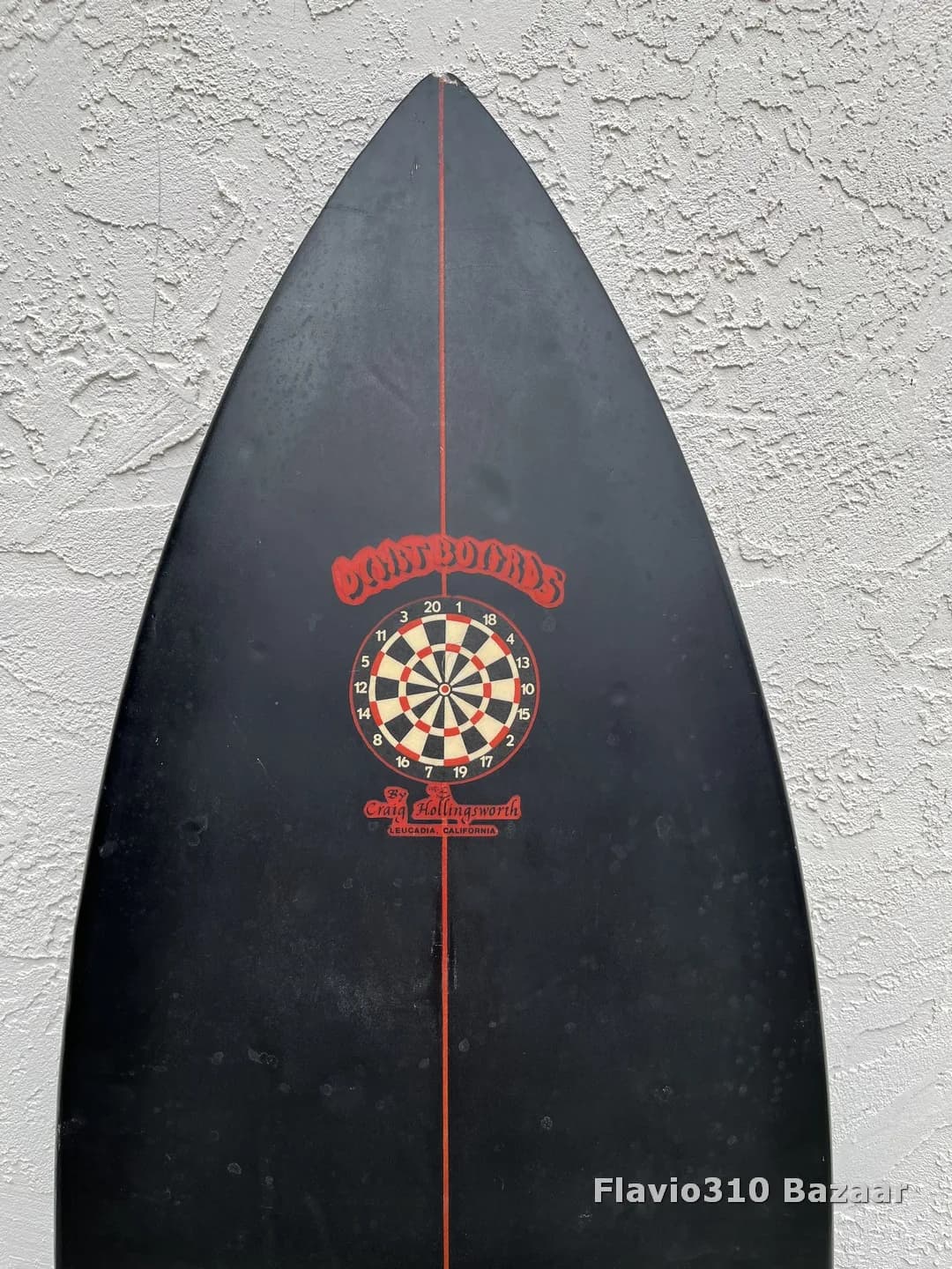 70s DART BOARDS Craig Hollingsworth 5'10 Single Fin Painted (4 of 12)