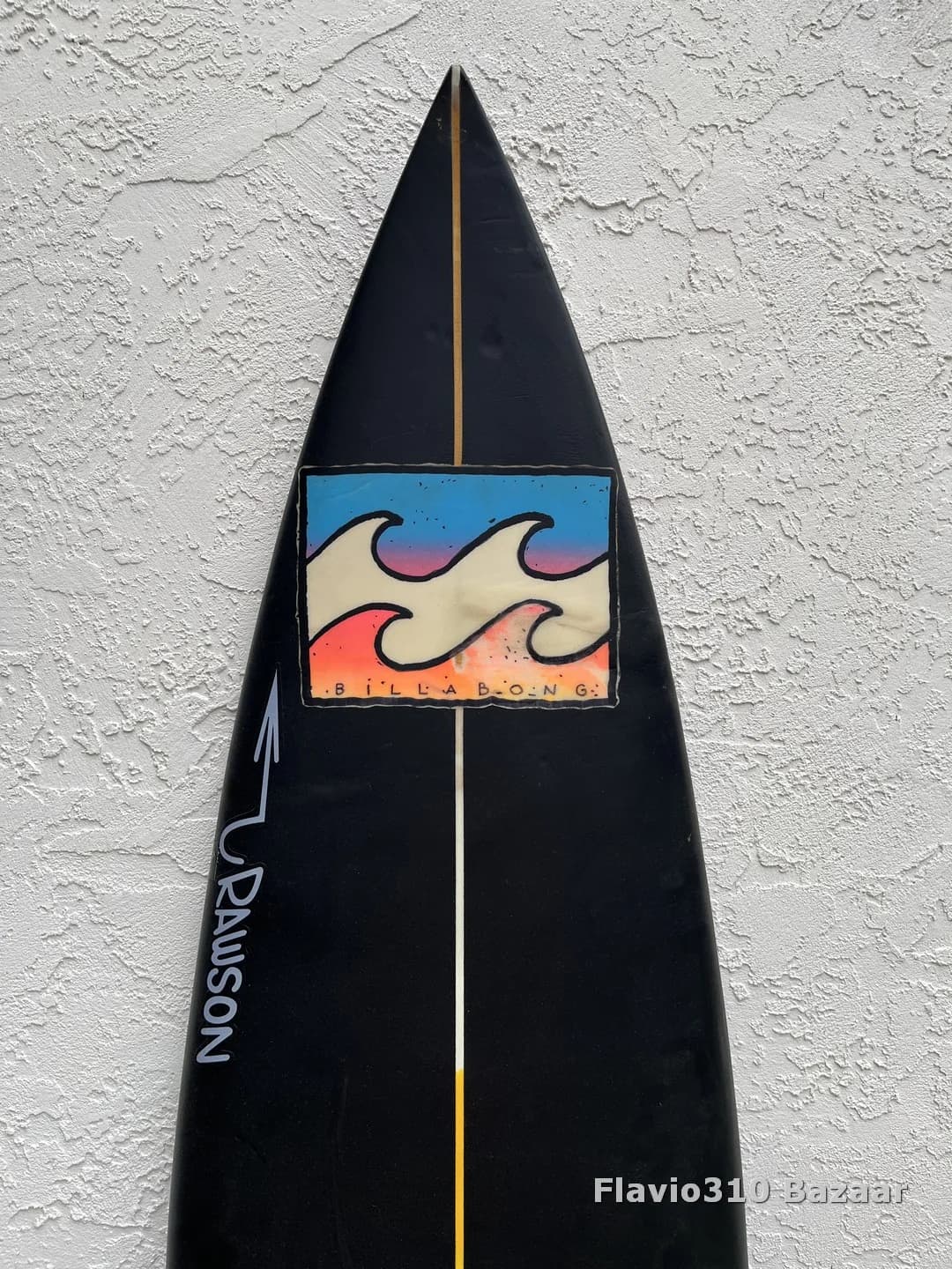 1990s YBAN Billabong Pipeline Step Up 6'9 Painted Over READ (3 of 12)