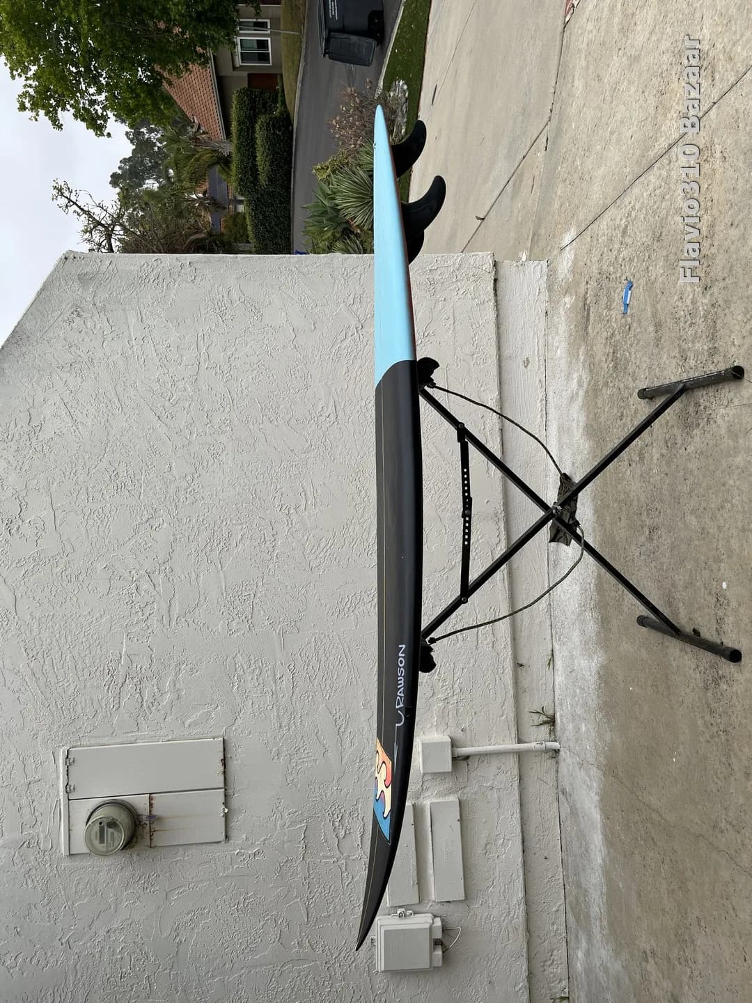 1990s YBAN Billabong Pipeline Step Up 6'9 Painted Over READ (2 of 12)