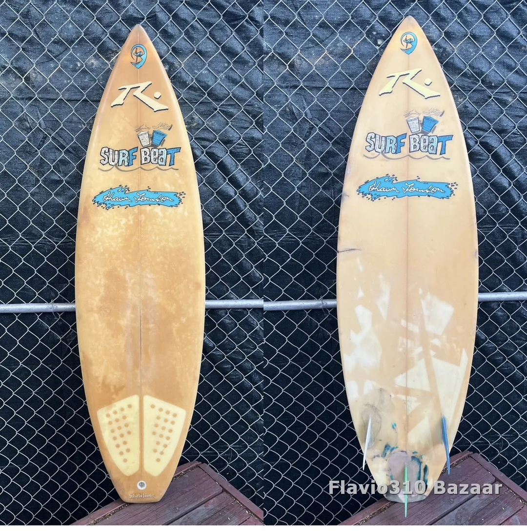 Rare 1980s Vintage RUSTY Surf Beat Shaun Thomson Model 5'8 - Image 1